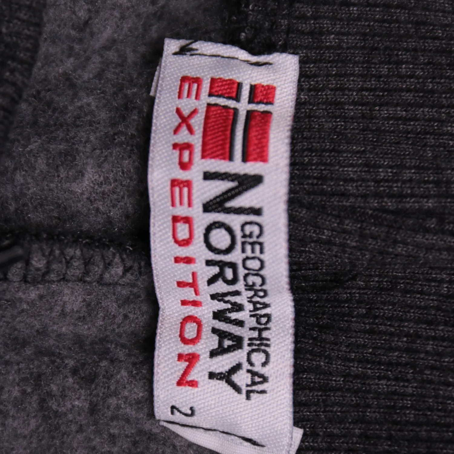 Тёмно-серые спортивные брюки Geographical Norway с начёсом, размер 52 (L/XL)